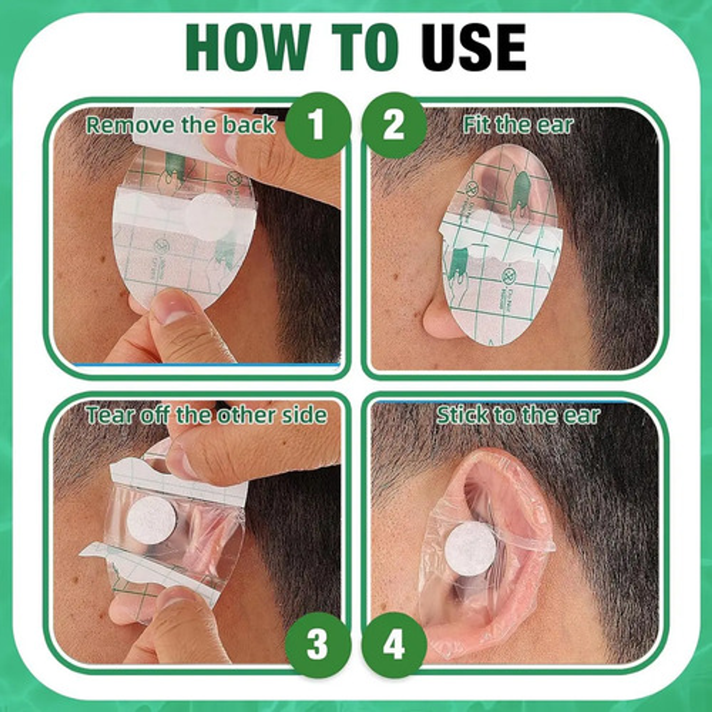 Parches Hipoalergénicos Transparentes X 60 - Impermeables 3