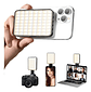 Luz Led Asolounclick Xj-77 Negra Recargable Selfie Streaming Cri 97+ Negro - Miniatura 1
