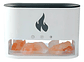 Humidificador Difusor De Aroma Efecto Flama Piedra Sal - Miniatura 1