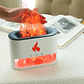 Humidificador Difusor De Aroma Efecto Flama Piedra Sal - Miniatura 8