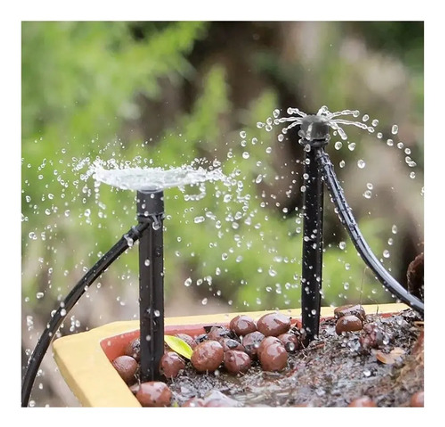 Kit De Riego Por Goteo Automático De Patio 5 Mtrs 20 Goteros 2