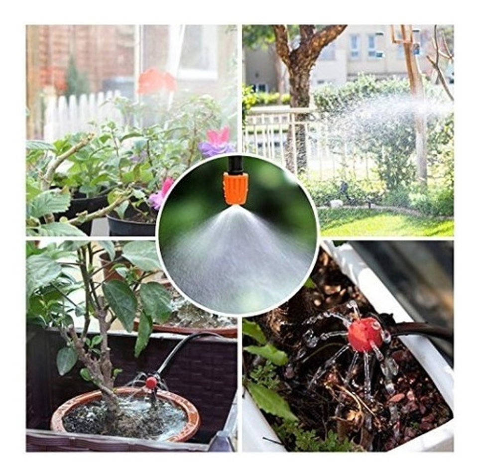 Kit De Riego Por Goteo Automático De Patio 5 Mtrs 20 Goteros 3