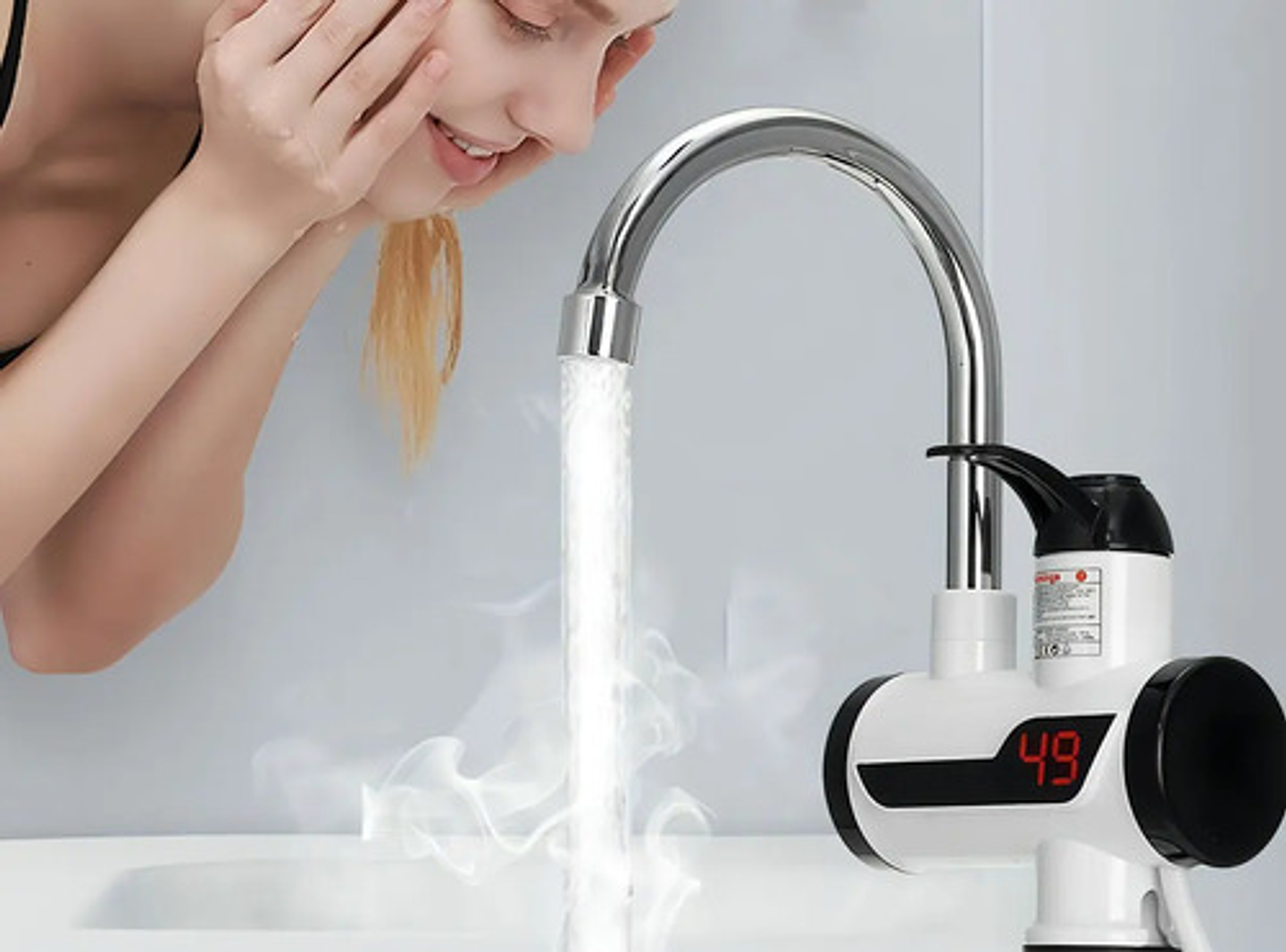 Calentador De Agua Llave Caliente, Fria Eléctrico 1