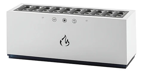 Humidificador Difusor Aromaterapia 900 Ml + 5 Esencias Color Blanco