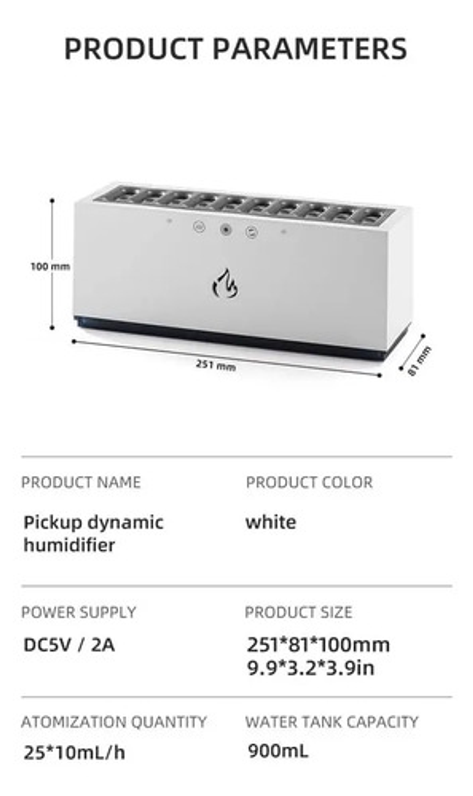 Humidificador Difusor Aromaterapia 900 Ml + 5 Esencias Color Blanco 7