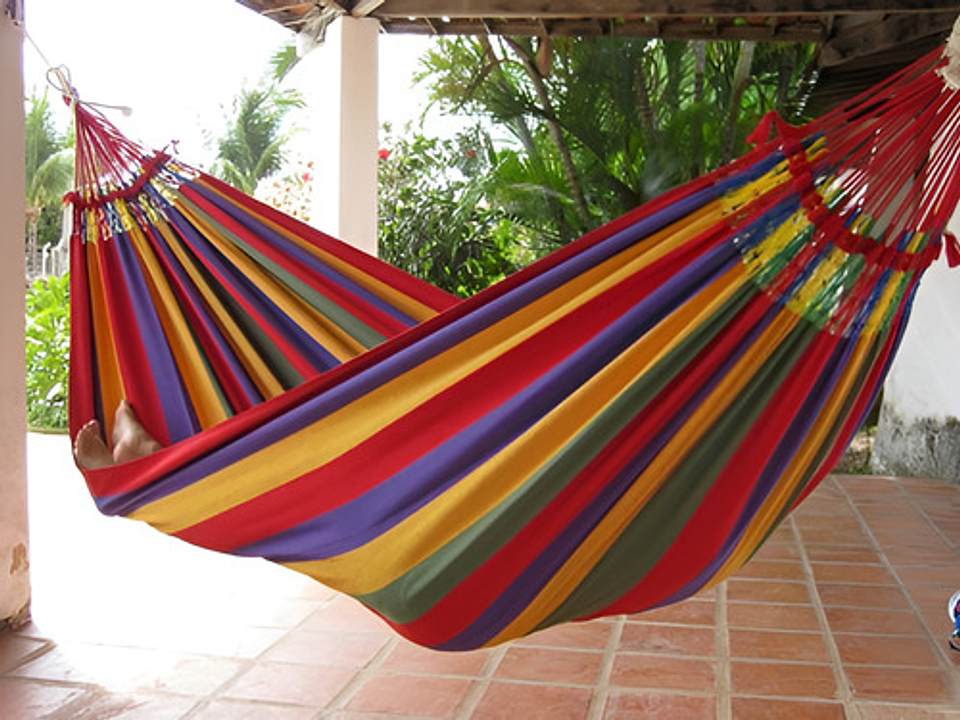 Hamacas 2 Plazas, 100% Algodon Color Multicolor 3