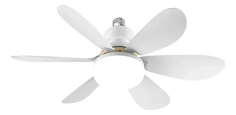Ventilador De Techo Silencioso E27 De 20,5 Pulgadas