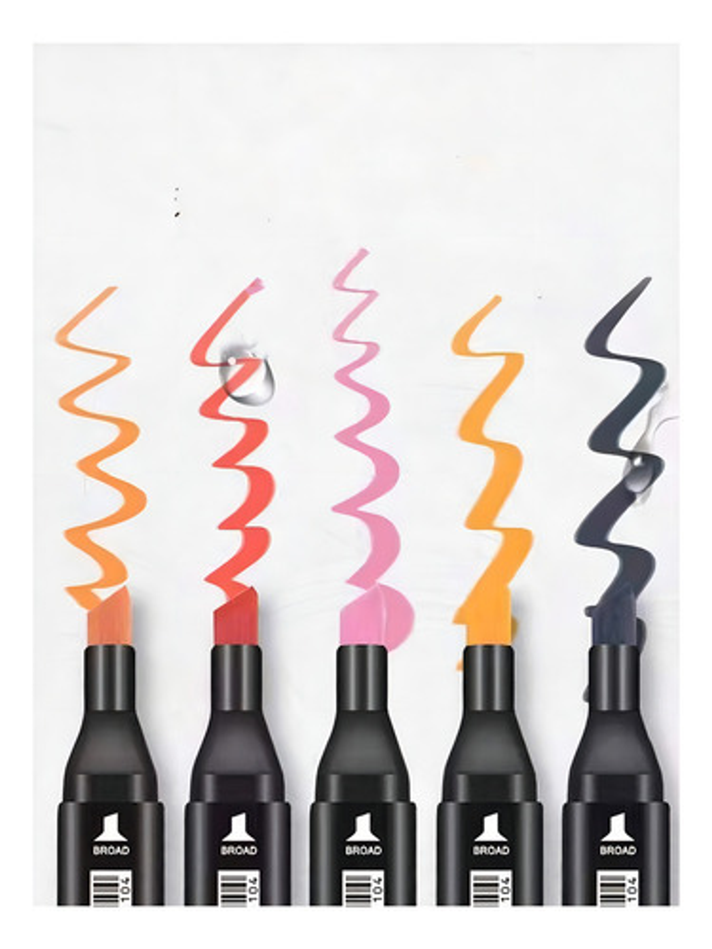 Set Plumones Doble Punta 24 Piezas Plumones Color Brillantes 8