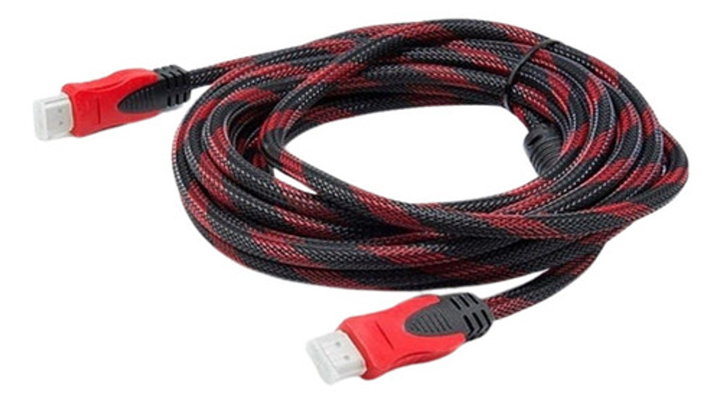 Cable Hdmi 10mt Mallado Full Hd Con Filtro - Tecnomati 6