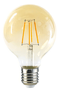 Ampolleta Globo Led E27 Filamento 6w G80 Cálido Hb Led - Miniatura 1