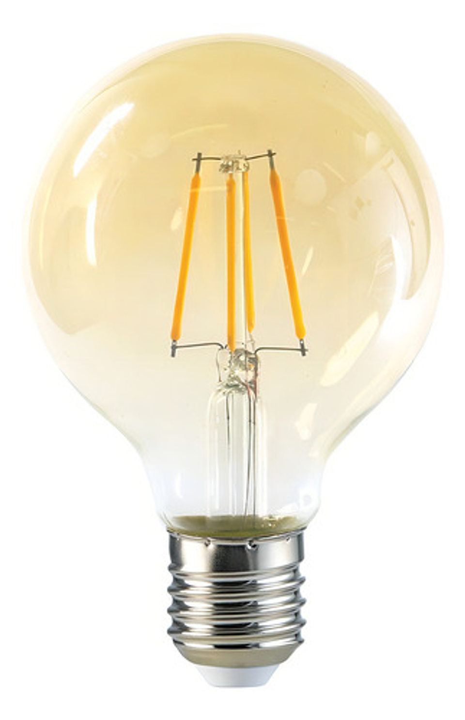 Ampolleta Globo Led E27 Filamento 6w G80 Cálido Hb Led 1