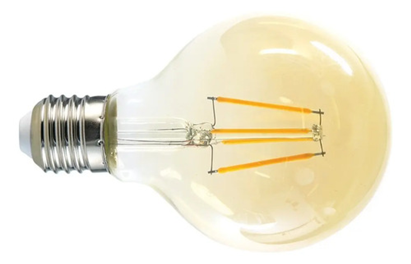 Ampolleta Globo Led E27 Filamento 6w G80 Cálido Hb Led 4