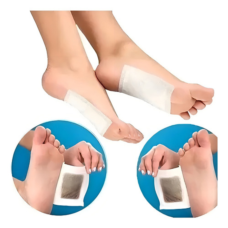 10 Parches Desintoxicantes Kinoki Pies Cansancio Kiyumi 10