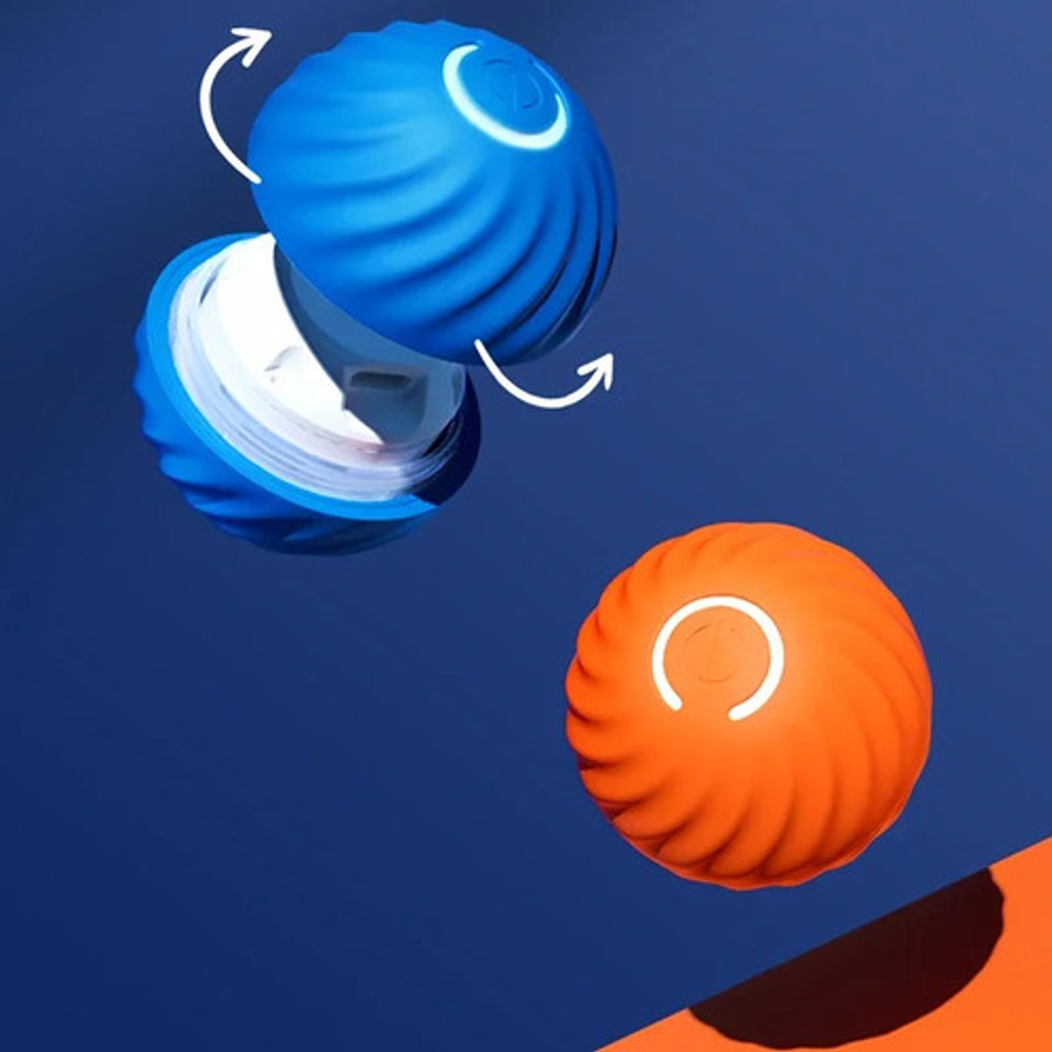 Juguete Interactivo Para Perros Q Smart, Luz Led, Pelota 7