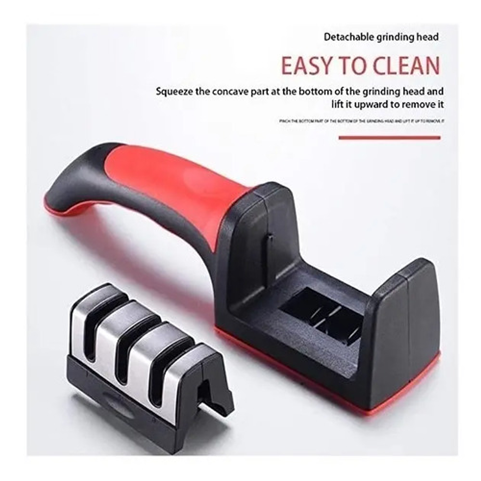 Afilador De Cuchillos Y Tijeras Amolador Portatil Manual 4