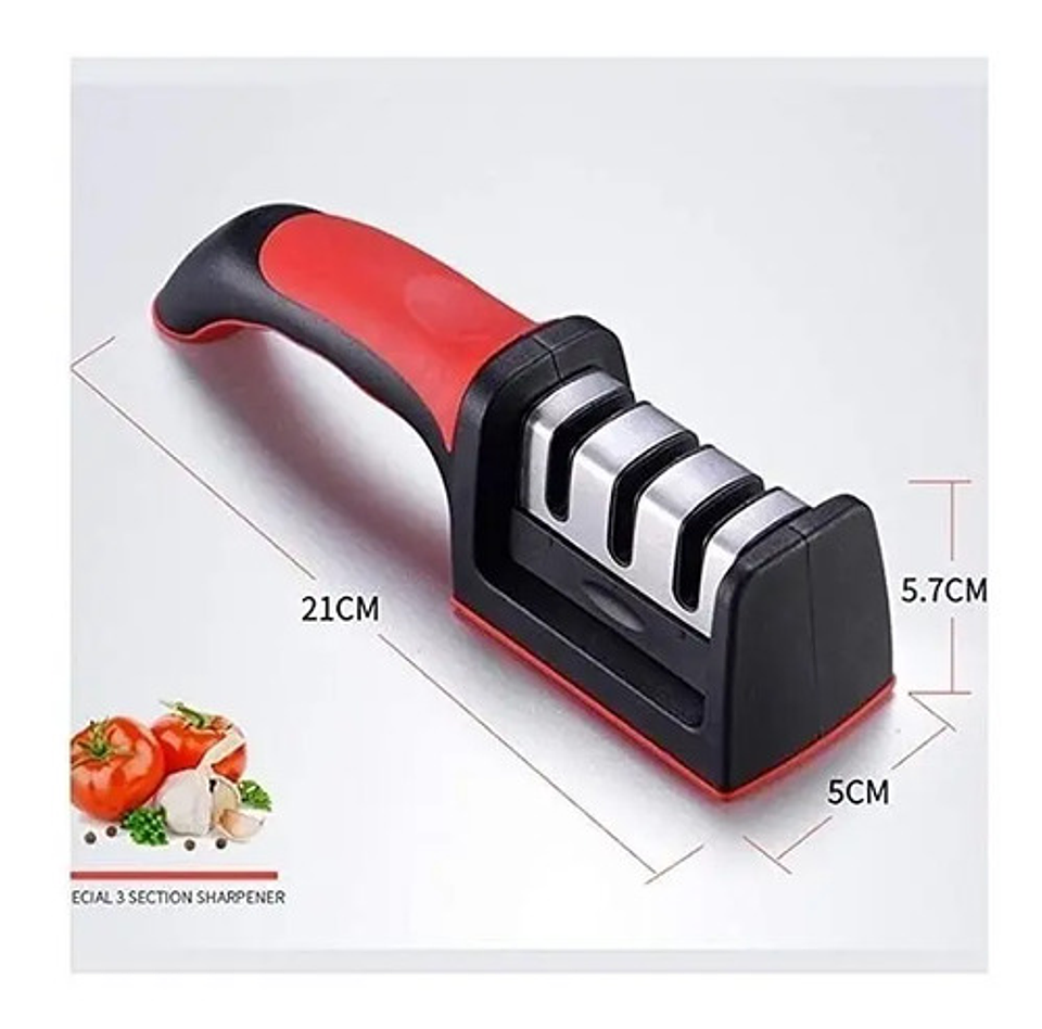 Afilador De Cuchillos Y Tijeras Amolador Portatil Manual 5