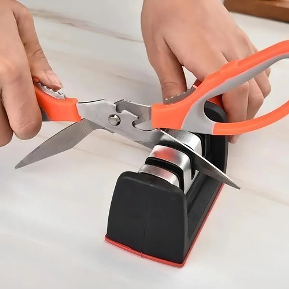 Afilador De Cuchillos Y Tijeras Amolador Portatil Manual 8