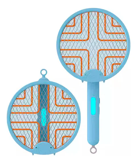 Raqueta Matamoscas Eléctrico Recargable 3en1 Mata Mosquito