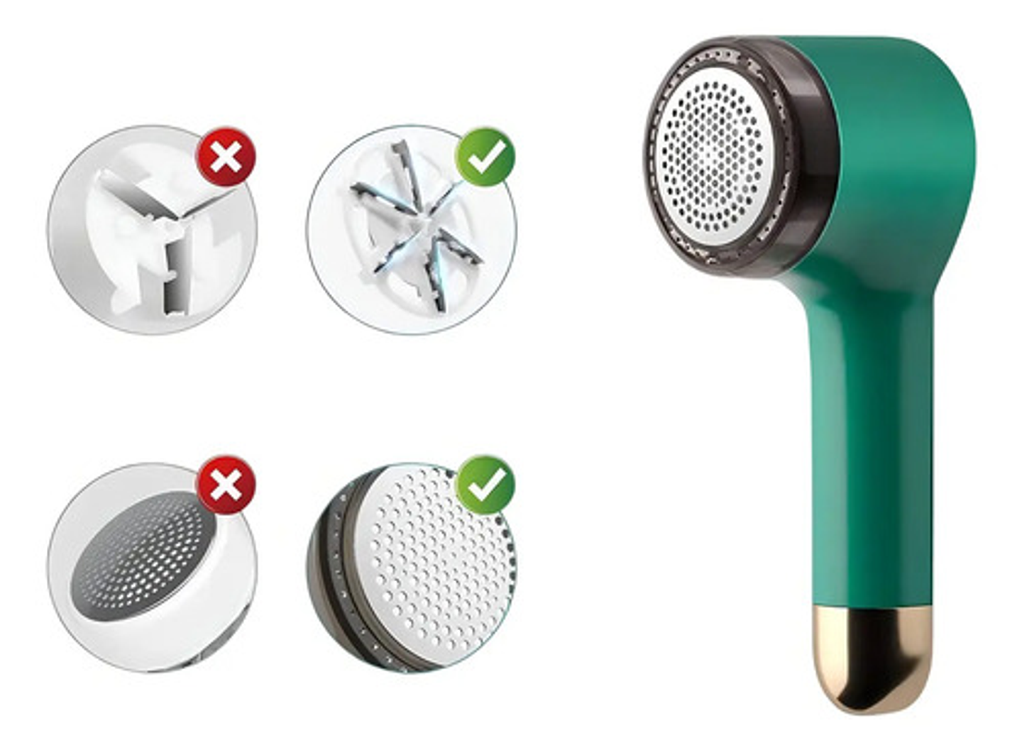 Removedor De Pelusas Eléctrico Quita Pelusas Recargable Usb 9