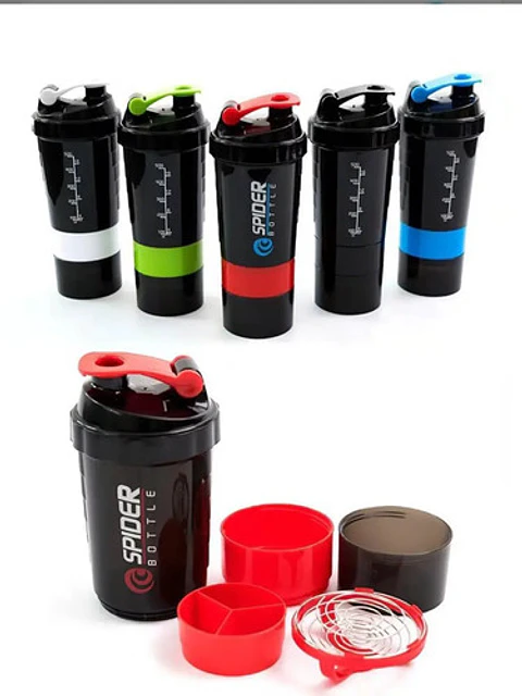 Vaso Proteina Botella Negro Shaker Para Batido Botella Gym 3 En 1 Botella Agua Shaker Vaso Shaker Proteinas Mezclador Botella Deportiva Para Batidos Vaso Shaker Proteinas Qatar Shop Vaso