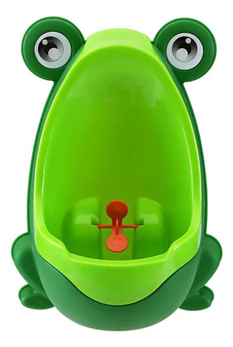 Urinario De Entrenamiento Baby Toilet Frog Color Verde Rana