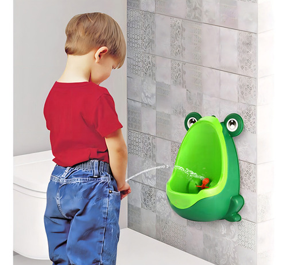 Urinario De Entrenamiento Baby Toilet Frog Color Verde Rana 2