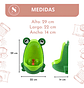 Urinario De Entrenamiento Baby Toilet Frog Color Verde Rana - Miniatura 9