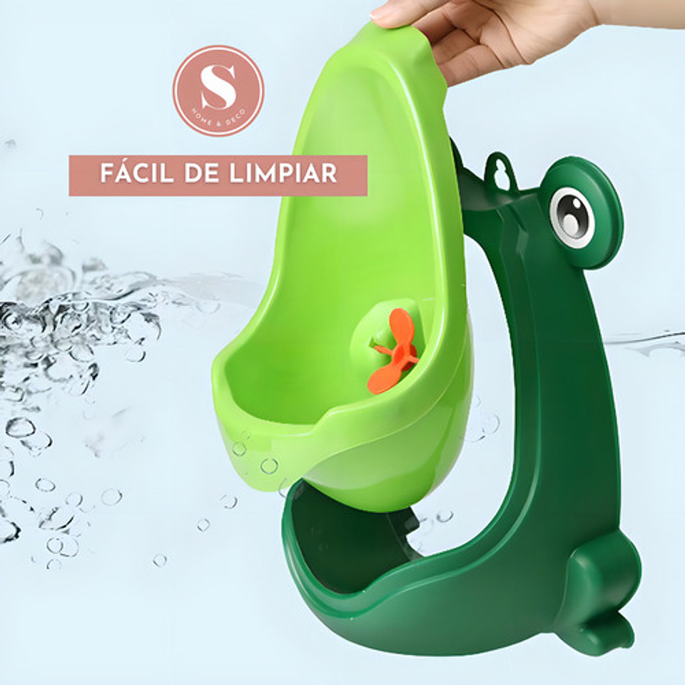 Urinario De Entrenamiento Baby Toilet Frog Color Verde Rana 10
