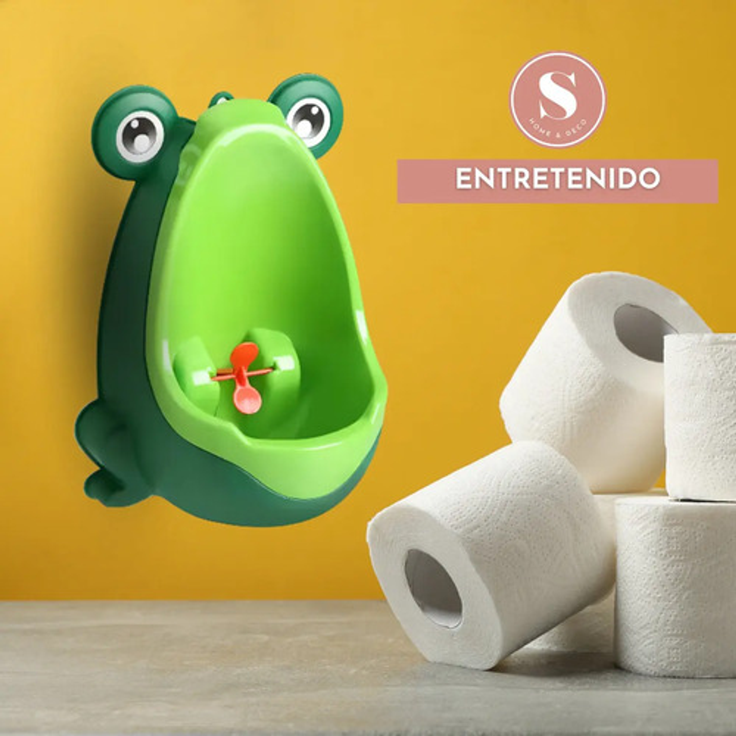 Urinario De Entrenamiento Baby Toilet Frog Color Verde Rana 12