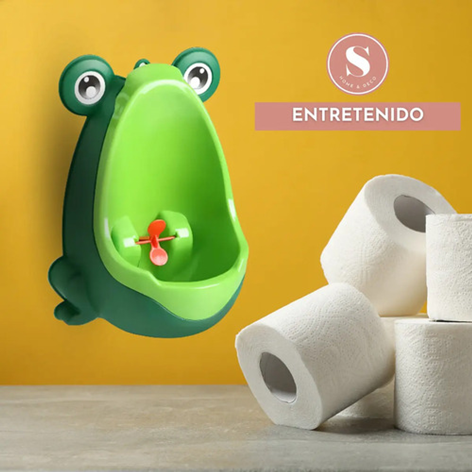 Urinario De Entrenamiento Baby Toilet Frog Color Verde Rana 12