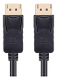 Cable Displayport Negro 1.8m Duaitek Dp Macho A Macho Con Punta De Oro - Miniatura 2