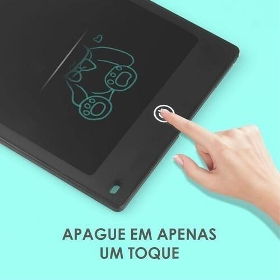 Pizarra Mágica, Tablet Dibujo Lcd 8.5 Pulgadas Para Niños Negro 2