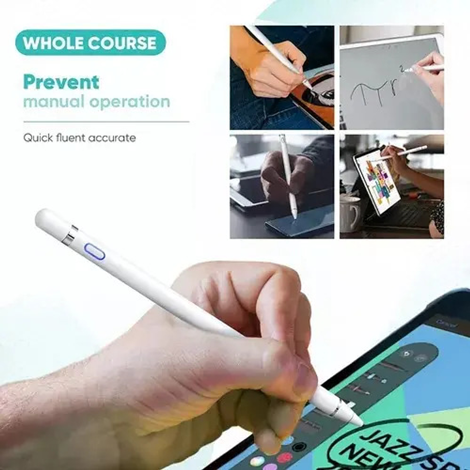 Lápiz Óptico Universal Pluma Para iPad Android iPhone Tablet 6
