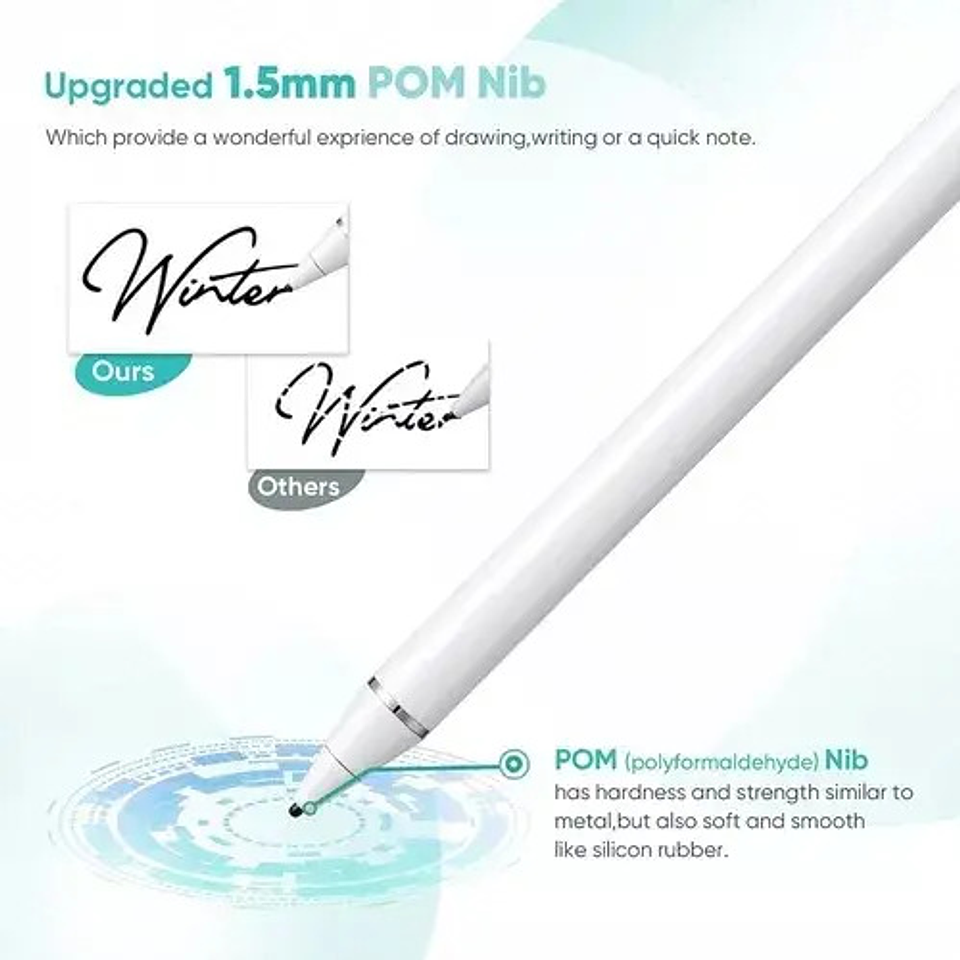 Lápiz Óptico Universal Pluma Para iPad Android iPhone Tablet 8