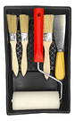 Kit Set Para Pintar 1 Bandeja 3 Brochas 1 Rodillo 1 Espatula - Miniatura 2
