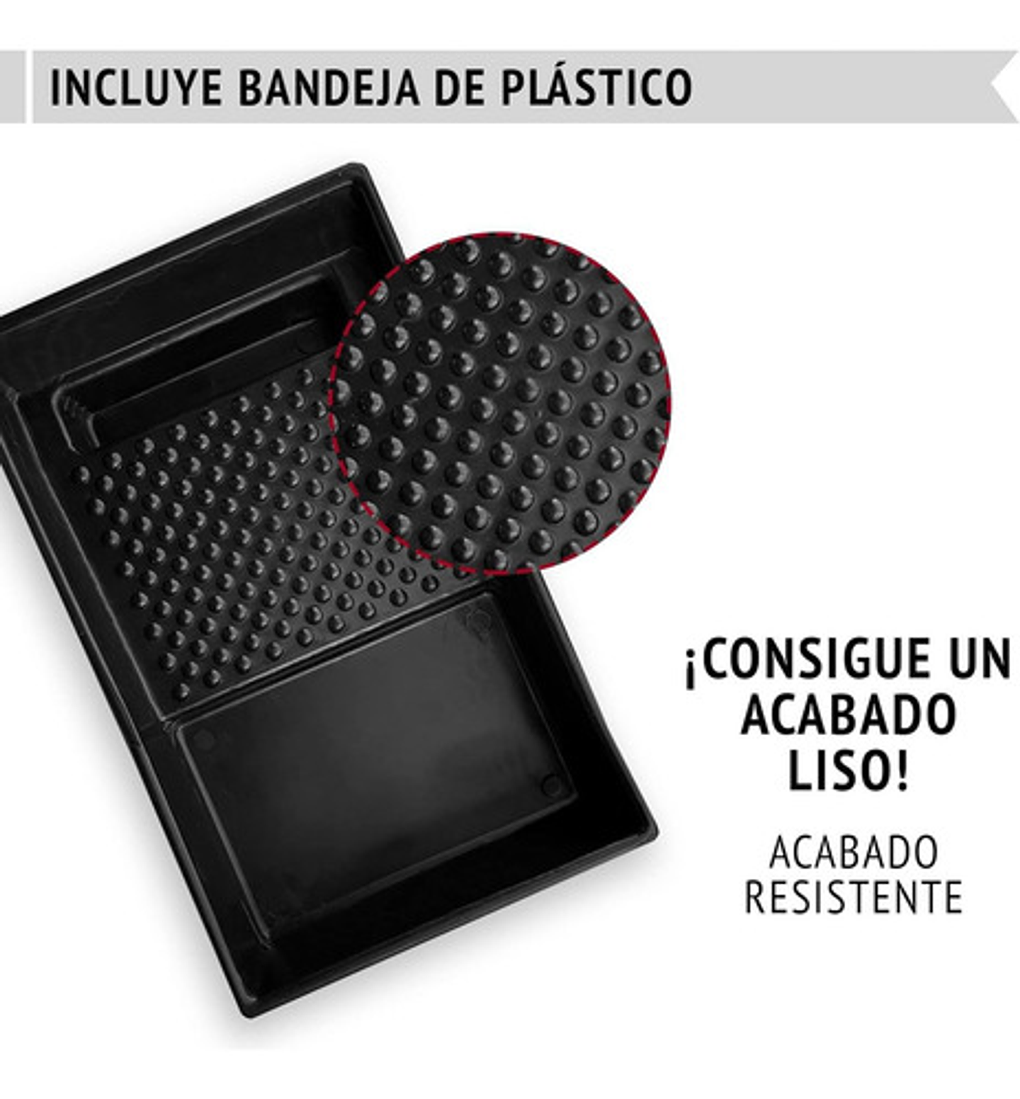 Kit Set Para Pintar 1 Bandeja 3 Brochas 1 Rodillo 1 Espatula 4