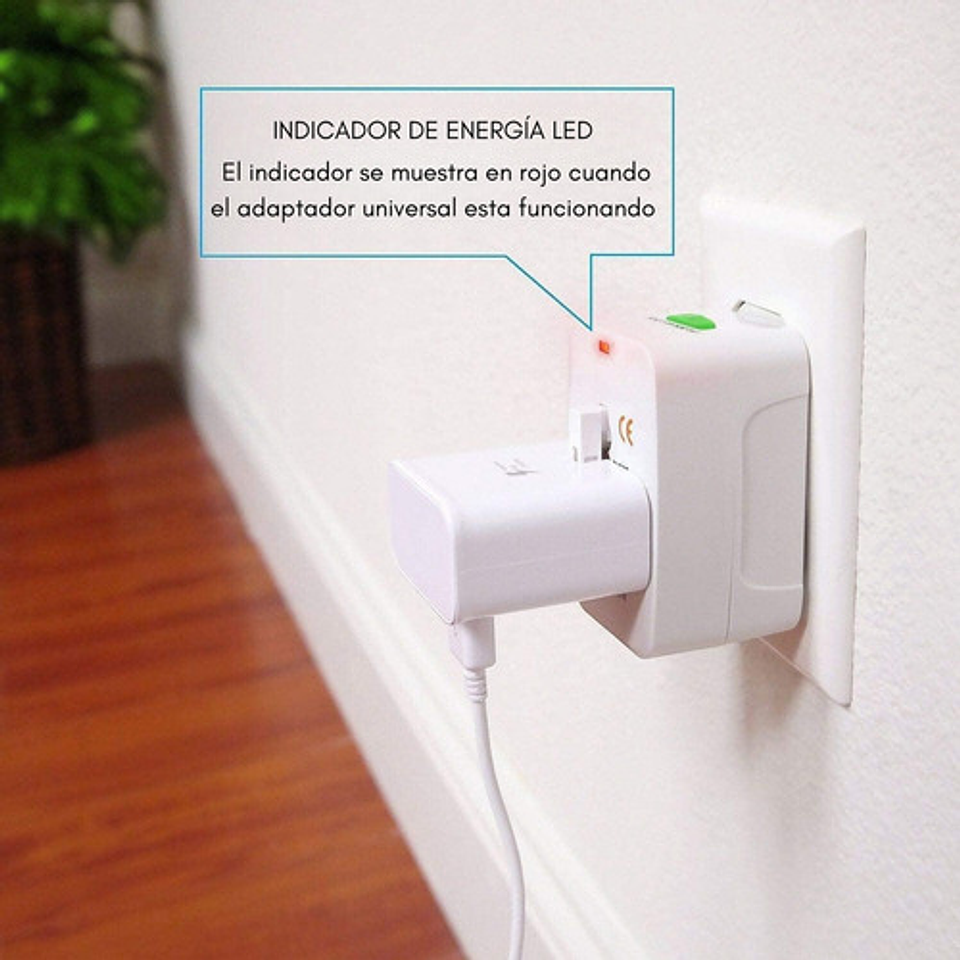Adaptador Enchufe Universal Para Viajes 2