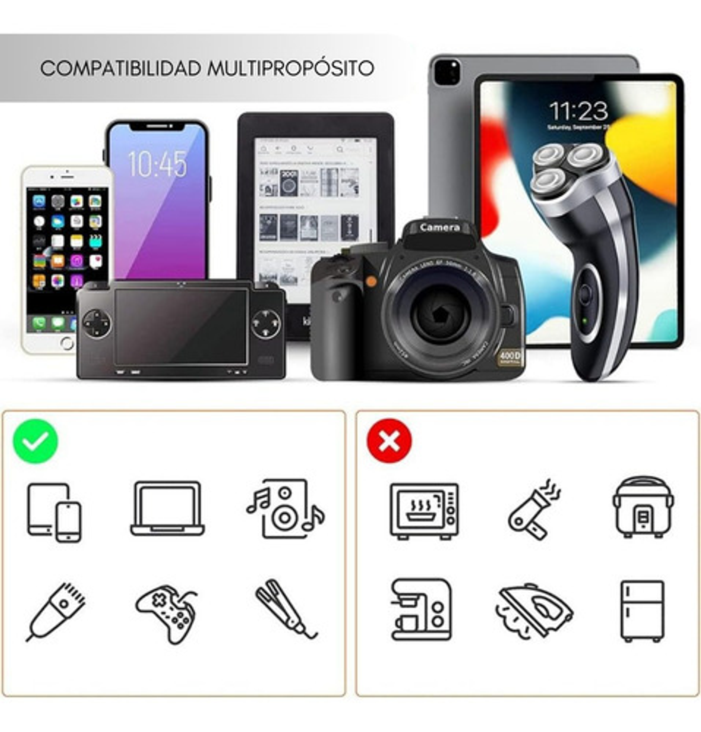 Adaptador Enchufe Universal Para Viajes 3