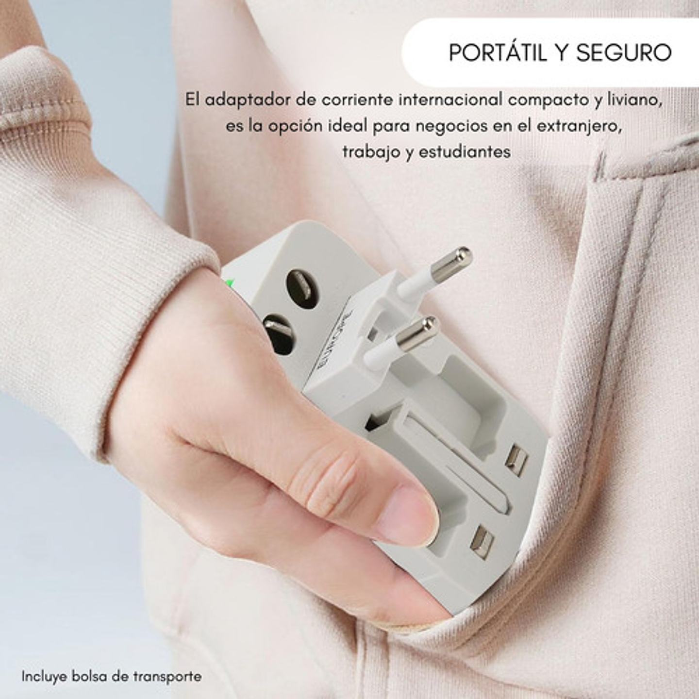 Adaptador Enchufe Universal Para Viajes 6
