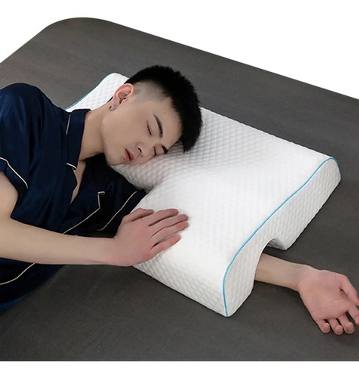 Almohada Ortopédica Viscoelástica Cojín Para Cuello Cervical 5