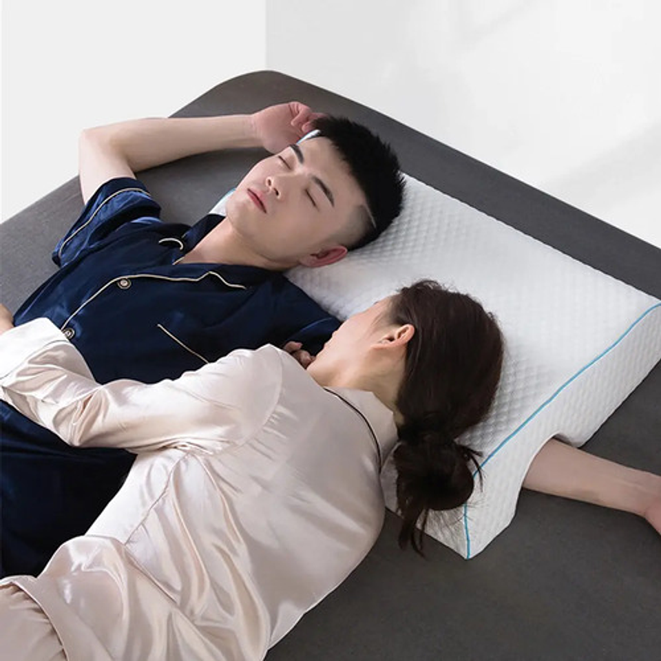 Almohada Ortopédica Viscoelástica Cojín Para Cuello Cervical 7