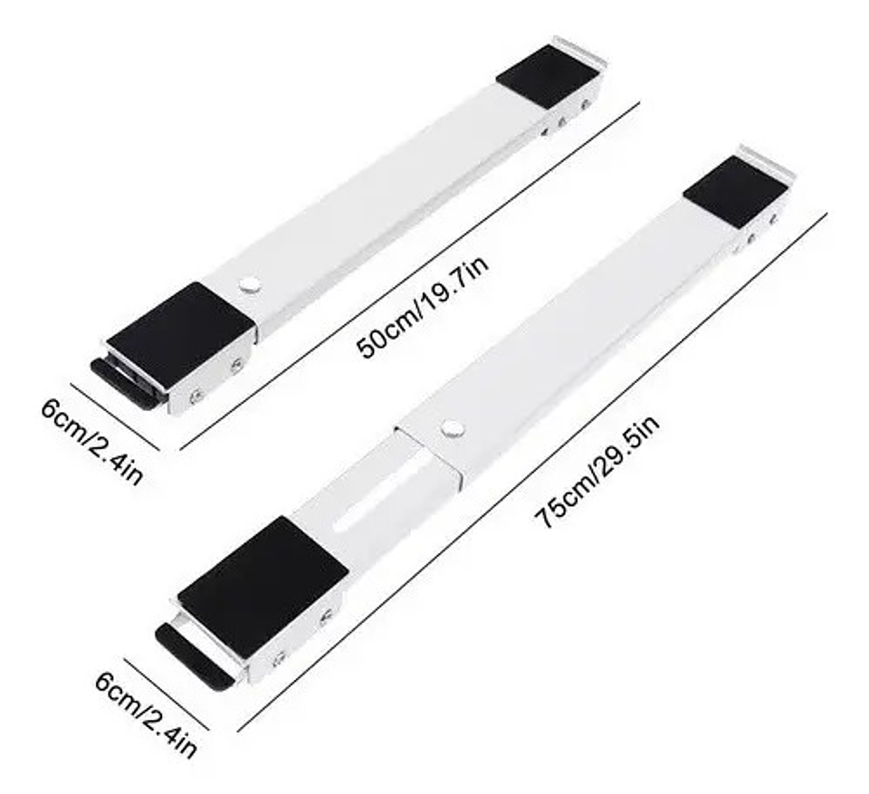 Soporte Para Lavadora Secadora Refrigerador Ajustable Ruedas 3