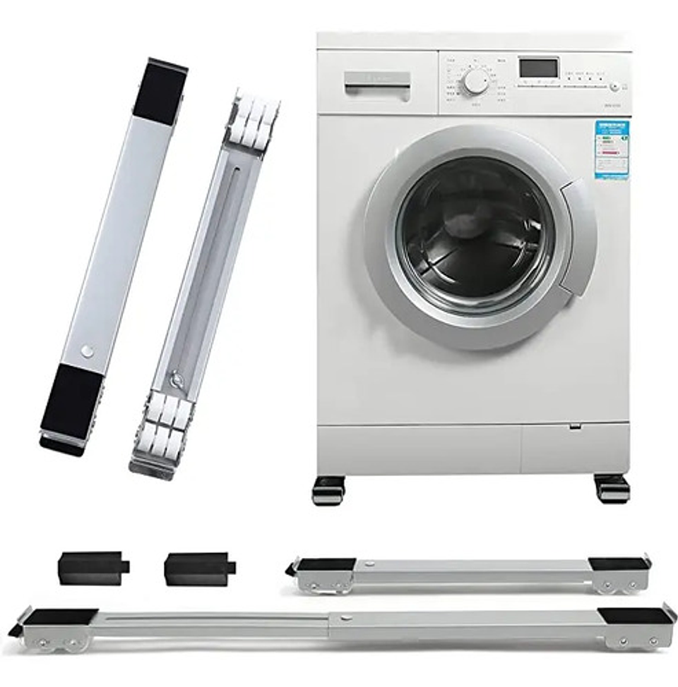 Soporte Para Lavadora Secadora Refrigerador Ajustable Ruedas 8