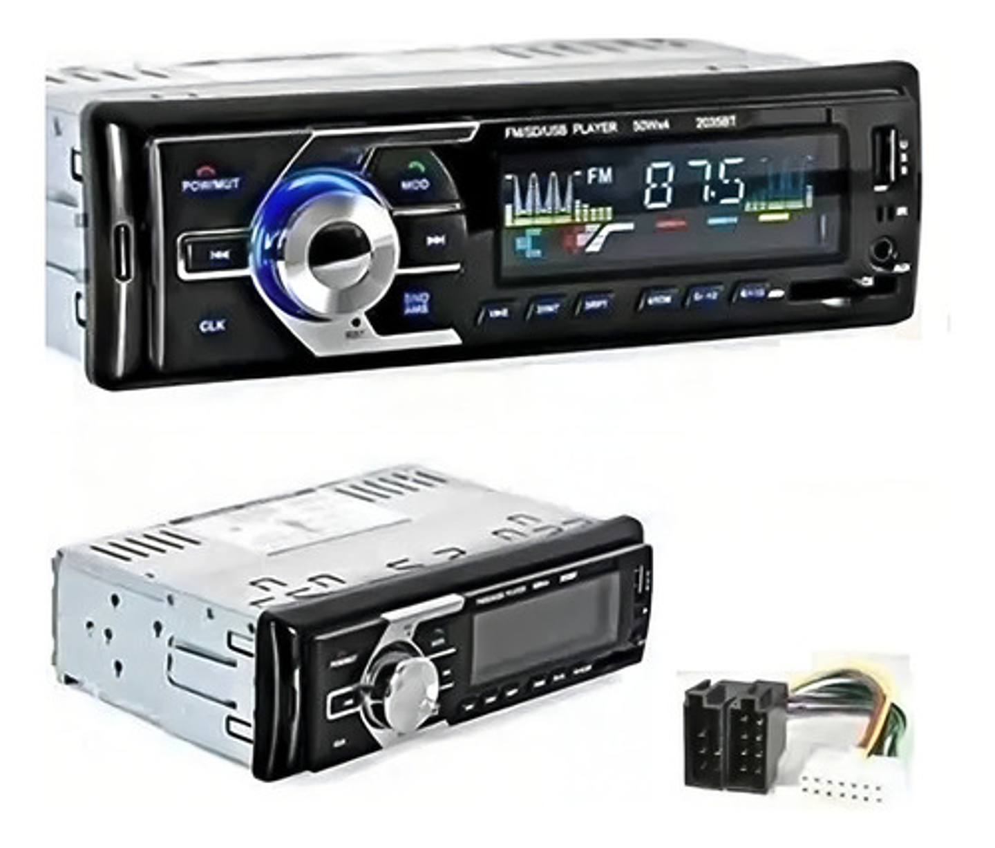 Reproductor Para Auto Bluetooth Mp3 Usb Manos Libres 2035bt 1