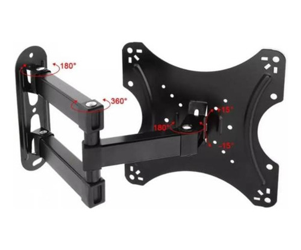 Soporte Tv Brazo Home Desing - 117b-2 14 A 55 Pulgadas Peso Max 50kg Color Negro 8