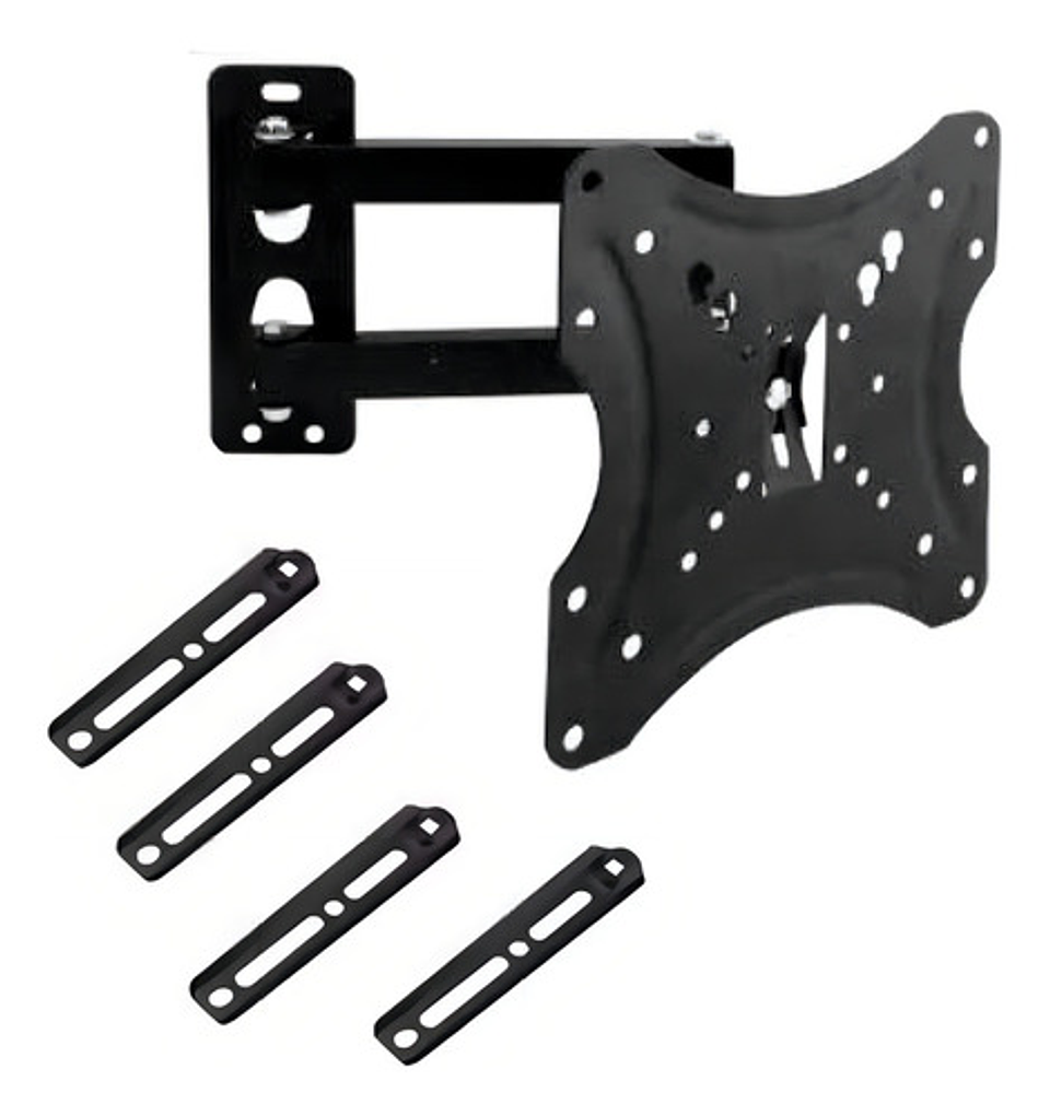 Soporte Tv Brazo Home Desing - 117b-2 14 A 55 Pulgadas Peso Max 50kg Color Negro 11