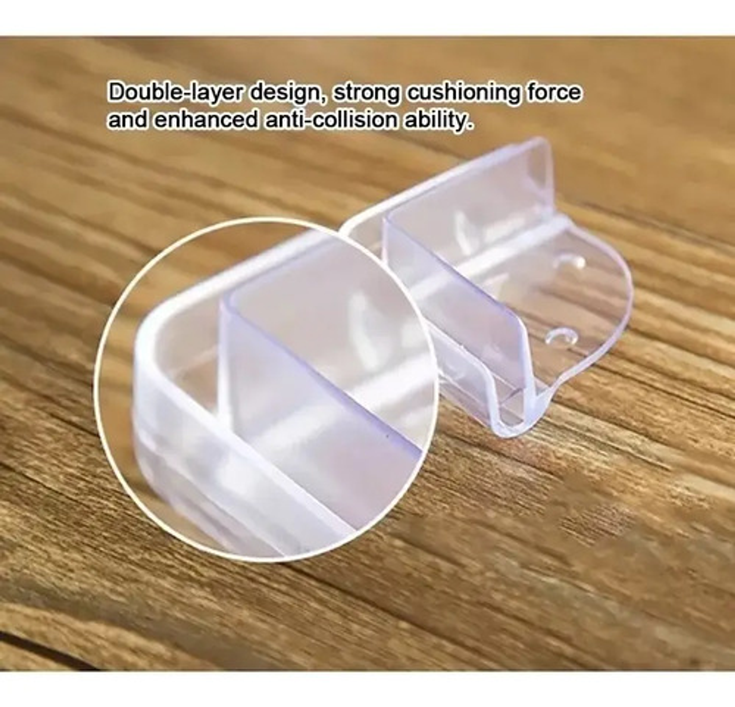 Pack 12 Esquinero De Silicona Seguridad Protección Para Bebé 3