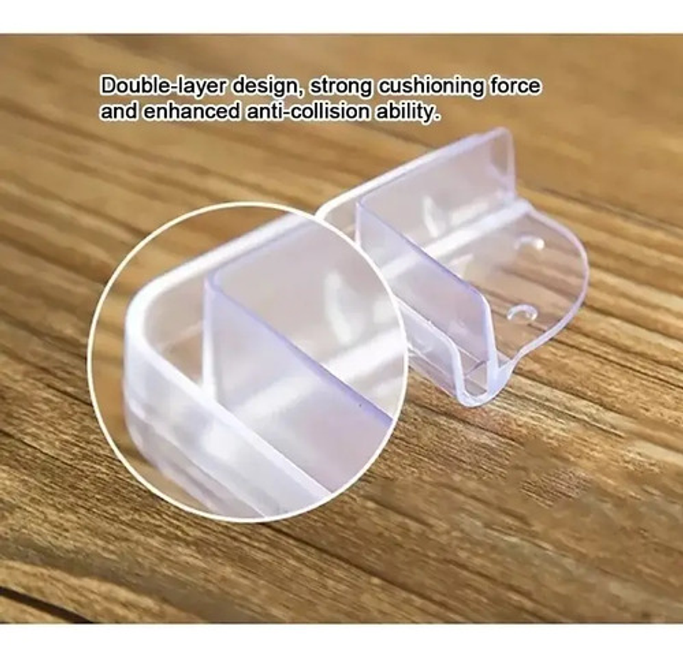 Pack 12 Esquinero De Silicona Seguridad Protección Para Bebé 3