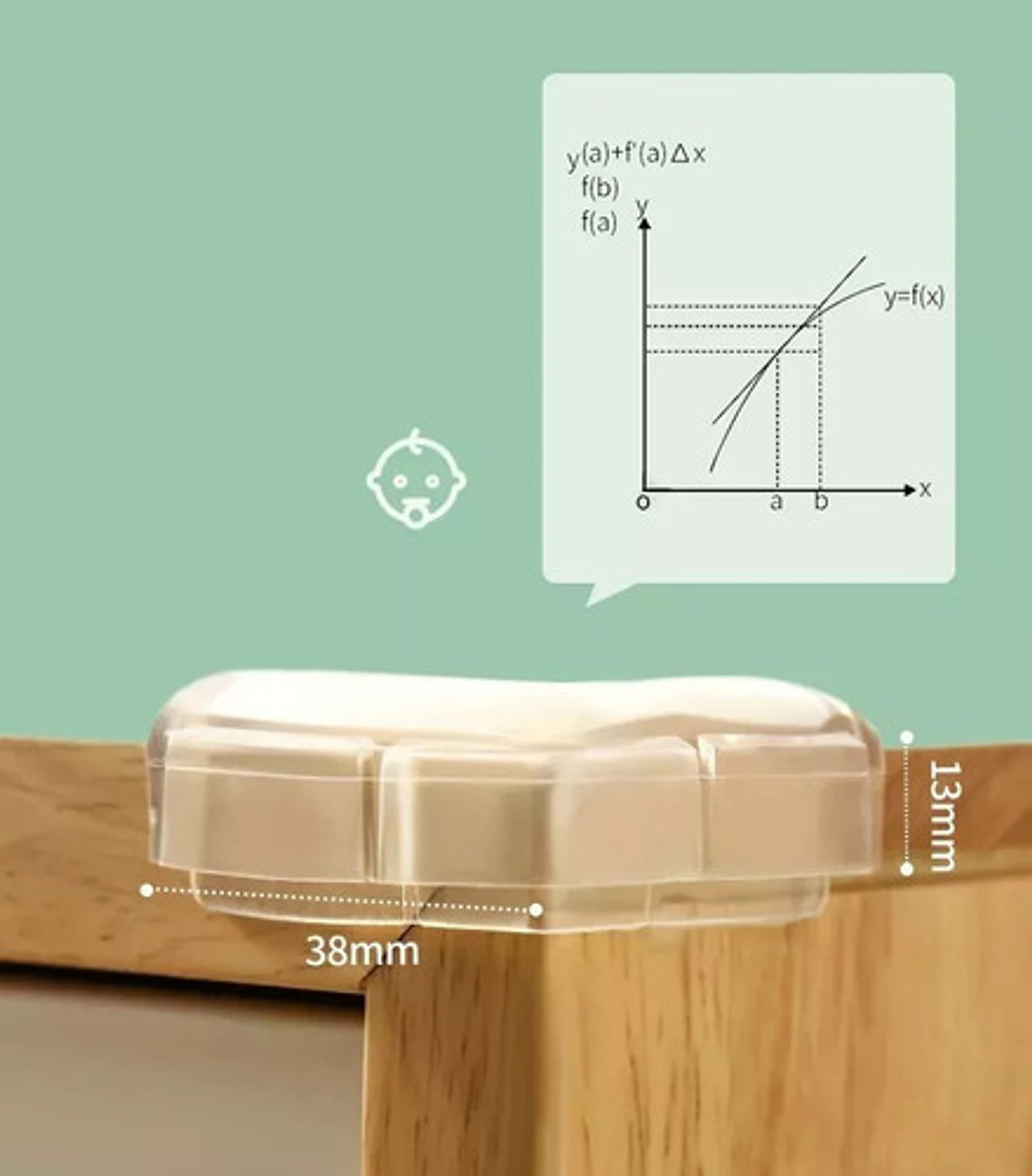 Pack 12 Esquinero De Silicona Seguridad Protección Para Bebé 4