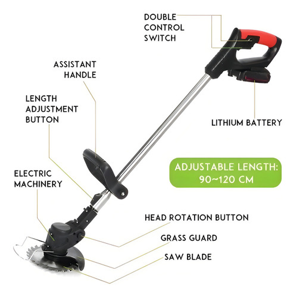Cortadora Electrica Pasto Inalambrica Maquina Cortar Cesped Qatarshop Podadora De Cesped Cortadora Electrica Para Pasto Maquina De Cortar Cesped Plateado 3